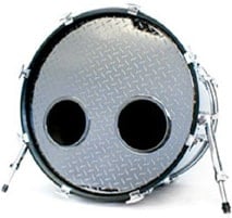 Multiple Hole Placements in a bass drum head