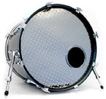 Single Hole Placement in a bass drum head