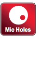 Builder App Mic Holes