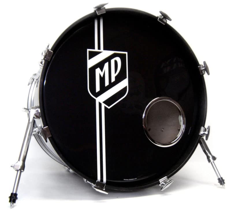 MP Shield Crest Vintage Drum Head Style E • Vintage Logos
