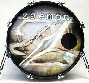 Zaemon - Custom Bass Drumhead