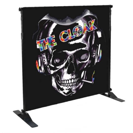 Stage Scrims Freestanding Displays for Bands • Vintage Logos