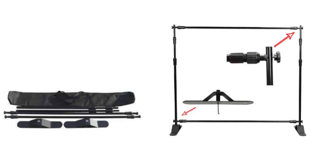 How to setup Stage Scrim stands