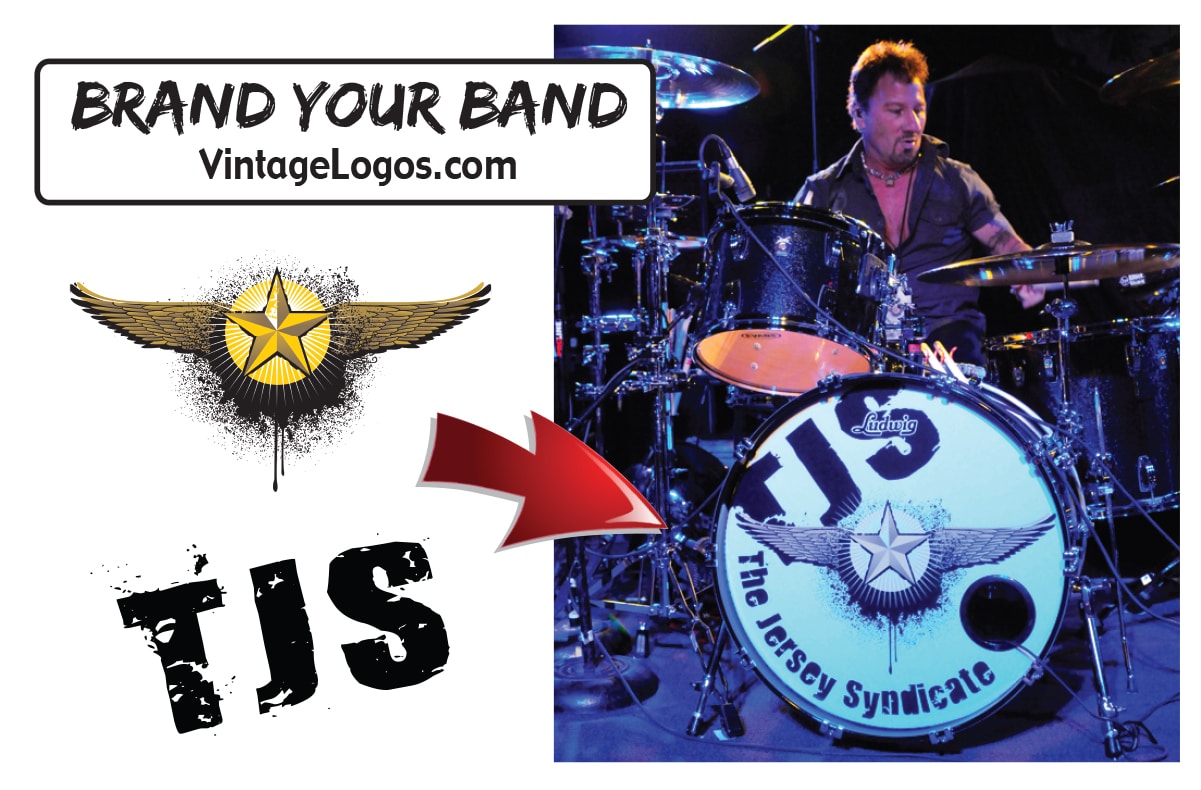 Custom Drum Head Design VintageLogos • Vintage Logos