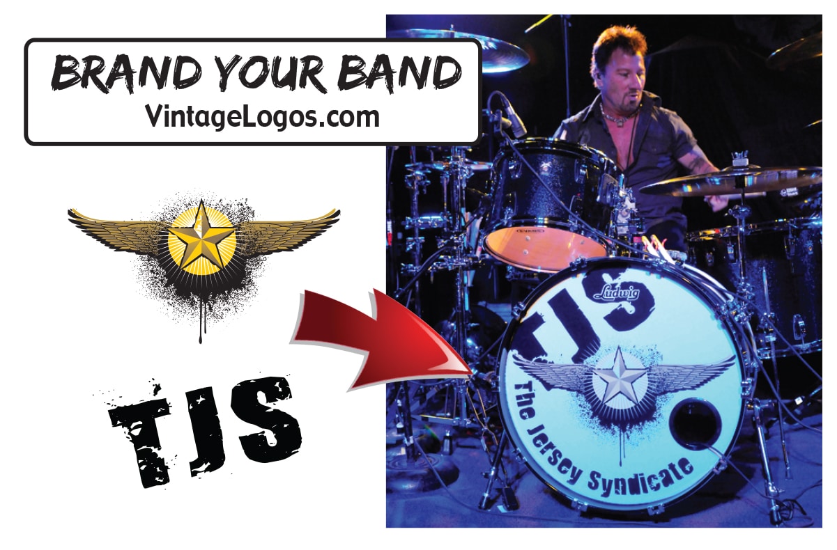 Custom Drum Head Design VintageLogos • Vintage Logos