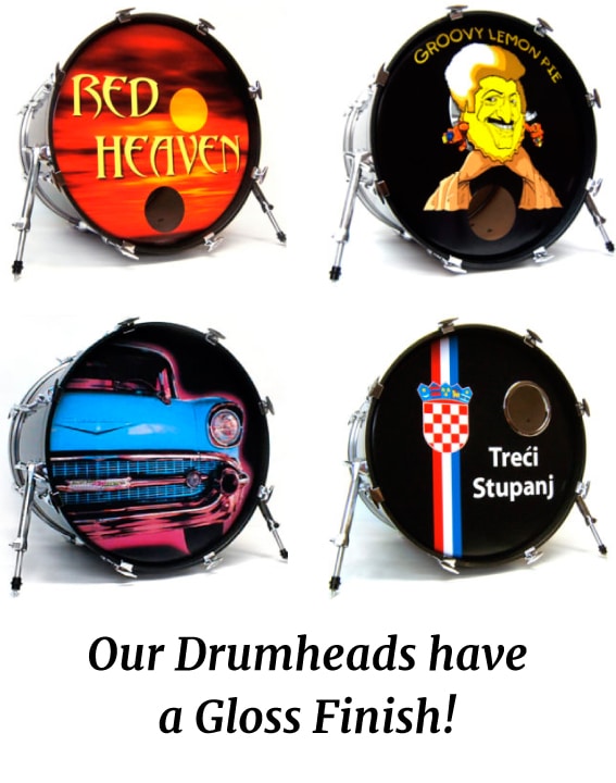 Drumheads Gloss Finish