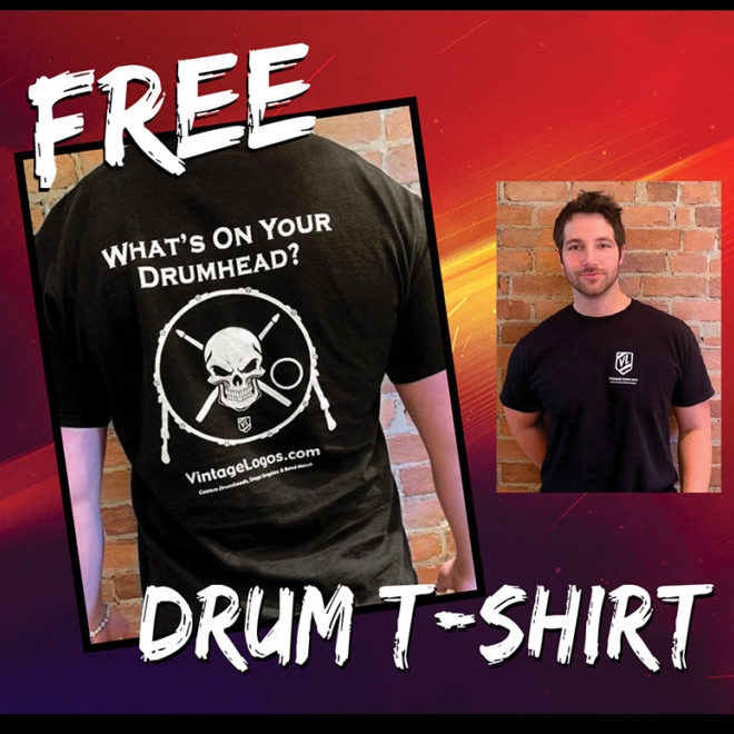 Free Drum T-shirt 2